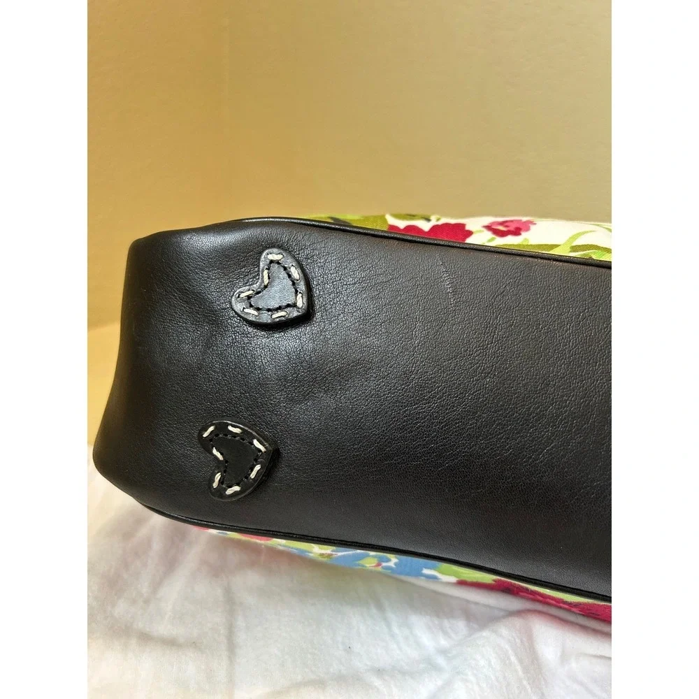 NWT Brighton Skylar Canvas Floral Handbag Shoulder Bag Multicolor MSRP $220‎
